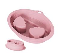 Tyinerc Bol à ongles à tremper, bac de manucure - Bol ergonomique en silicone pour soin des ongles en déplacement, à la maison, au spa et au salon