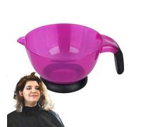 Tyinerc Bol de mélange de couleurs pour salon - Bol de coloration multifonction - Base à ventouse solide - Kit complet de coloration des cheveux - Bol de mélange de couleurs légers
