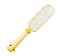 Tyinerc Brosse à cheveux pour cheveux bouclés | Peigne de massage avec rembourrage | Brosse à cheveux ergonomique avec coussin | Convient pour une utilisation en voyage, douche, salon, maison, hôtel