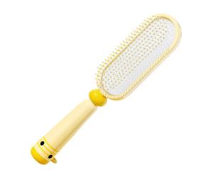 Tyinerc Brosse à cheveux pour cheveux bouclés | Peigne de massage avec rembourrage | Brosse à cheveux ergonomique avec coussin | Convient pour une utilisation en voyage, douche, salon, maison, hôtel