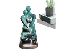 Tyinerc Brûleur d'encens à Reflux,brûleur d'encens à Reflux - Porte-cône pour la Saint-Valentin à | Ornement de brûleur, de bâton en céramique, Ornement