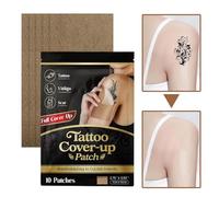 Tyinerc Cache Cicatrice,10 Pièces De Bandage Imperméable De Camouflage - Patch De Couverture Corporelle,Pour Femmes Hommes Voyage Natation Sports Fête École