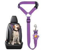 Tyinerc Ceinture de sécurité | Corde de charge lourde réglable | Ceinture de retenue de voiture pour grands chiens | Pour chiots, chatons, petits, moyens, grands, voyages, trajets en voiture, sécurité