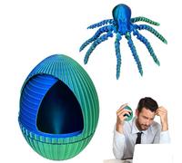 Tyinerc Fidget Fidget 3D - Œuf de pieuvre articulé et articulé - Jouet sensoriel de relaxation - Pour adultes, fêtes, salle de classe, bureau, lieu de travail, chambre à coucher