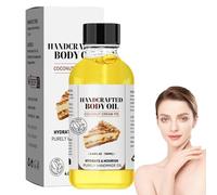 Tyinerc Huile hydratante pour le corps - 120 ml - Avec hydratation longue durée - Soin pour la peau - Pour femmes et filles - À la maison - En déplacement