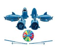 Tyinerc Jeu de pêche, avec plateau de jeu éducatif et canne à pêche télescopique, pour et filles, pour apprendre la motricité ainsi que pour les anniversaires, Noël et
