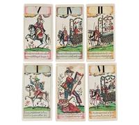 Tyinerc Jeu de Tarot pour débutants - 78 Lames de cartomancie - Cartes de Tarot avec Leurs significations imprimées | pour Ados Adultes Détente Intérieur Extérieur Maison Voyage Fête