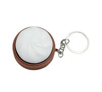 Tyinerc Jouet Dumpling Anti-Stress, Porte-Clés Dumpling avec Son de , Anti-Stress Clavier à Presser, pour Adultes Ados Maison Bureau École Voyage Salle de Classe