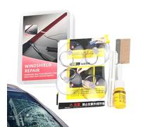 Tyinerc Kit de réparation de Fissures de fenêtre,kit de réparation de Fissures de Pare-Brise - Kit de de vitres de Voiture Liquide de de de Pare-Brise - de