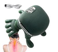 Tyinerc Massageur Cou Épaules - Appareil De Détente Corporelle | Massageur Cervical sans Fil avec Chaleur 2 Modes,Pour Maison Voyage Routine Quotidienne Coucher Long Trajet Week-end Vacances