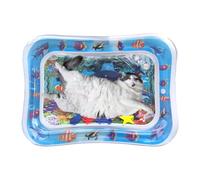 Tyinerc Mat de Jeu d'eau sensorielle pour Les Chats, Chat de Jeu de l'eau de Chat - Tapis d' pour Les,Lit de refroidissant, Jouet de Divertissement interactif, Confort Cool