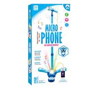 Tyinerc Microphone Echo pour - avec lumière Interactive et Musique colorée pour Chanter et Jouer - Microphone Echo avec Retour Vocal - pour Filles, d'âge préscolaire et Maternelle