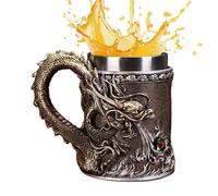 Tyinerc Mug Dragon | Poignée Ergonomique Rétro - Nouveauté Mug À Café Dragon Tasses À Boire,Pour Thé Chaud Froid Lait Eau Jus Hommes Femmes Maison Bureau École Anniversaire