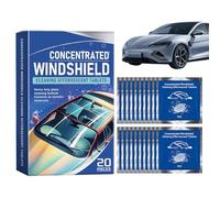 Tyinerc Nettoyant pour vitres de voiture, comprimés effervescents concentrés pour le pare-brise - Tablettes de nettoyage à film d'huile | Pour voiture, véhicule, camion, intérieur, extérieur, terrain