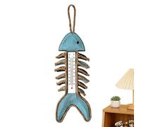 Tyinerc Ornement à chevrons - Décoration d'intérieur rétro - Thermomètre mural décoratif - Pour propriétaire de maison, appartement, chambre à coucher, cuisine, chambre d'enfant, terrasse, jardin