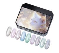 Tyinerc Palette de Vernis Gel pour Ongles,9 Couleurs De Vernis 3D Pour Les Ongles | Palette De Gel Magnétique Pour Manucure,Pour Femmes, Salon, Soirée, Mariage, Formel, Voyage, Décontracté, Fête