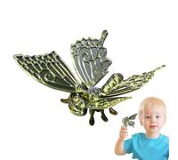 Tyinerc Papillon imprimé en, jouet papillon | Modèle animal mobile commun imprimé en,Jouet flexible, artisanat d'art, ornement de bureau pour la décoration du salon