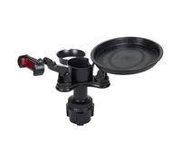 Tyinerc Plateau porte-gobelet pour voiture - Porte-gobelet télescopique pour voiture - Table de rangement - Support de téléphone portable pour bouteilles - Pour trajets quotidiens, voyages, road trip