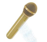 Tyinerc Pommeau de douche vintage au design microphone - Design rétro ludique pour la maison, les voyages, les dortoirs d'étudiants, les grands et les hôtels