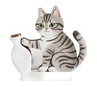 Tyinerc Pot à Moustaches de Chat,Décoration Mignonne pour réfrigérateur aimanté - Vase à Vibrisse avec Aimant pour Frigo - pour Salle de uisine, Bureau, Box de Bureau, Placards, Tableau