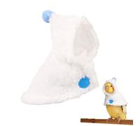 Tyinerc Serviette de perroquet d'hiver, tissu pour oiseaux, manteau chaud pour oiseaux, accessoires photo d'hiver, costume d'oiseau pour Mynah, et perruche