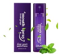 Tyinerc Spray contre la mauvaise - 10 ml - Désodorisant pour bain de bouche et dentifrice - Spray désodorisant portable - Pour adultes, femmes et hommes avec gencives sensibles, gorge et