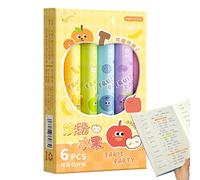 Tyinerc Surligneurs Effaçables - Stylos à Surligner Colorés Double Pointe Esthétiques pour Professeurs | Outil d'Écriture Grande Capacité, Fournitures Scolaires pour Notes Journaling Planner