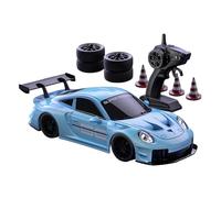 Tyinerc Voiture Télécommandée RC,Modèle Réaliste Échelle 1 20 avec 2.4GHz et Éclairages LED | Voiture de Course Drifting | pour Intérieur Extérieur Fête Rassemblement Anniversaire Maison École Voyage