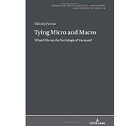 Tying Micro and Macro: What Fills up the Sociological Vacuum? (Studies in Social Sciences, Philosophy and History of Ideas) - [Version Originale] Inconnu (Auteur)