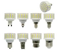 TYKGSQIP 1 ampoule LED G9 E11 E12 E14 E17 BA15D E27 B22 10 W 85-265 V, lumière de maïs, BA15D 10 W, blanc chaud