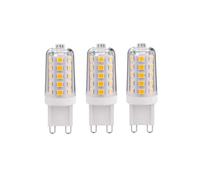 TYKGSQIP 3pcs G9 LED Bulb,2835SMD 360 Omnidirectional Lighting,G9 Bi Pin Corn lamp(32LED 5W 230V/White 6500K)
