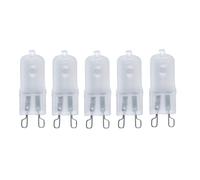 TYKGSQIP 5 pièces G9 ampoule halogène, résistante à la chaleur à 300°C, dimmersible, remplacement de la cuisinière du four à micro-ondes (230V-25W/mat)