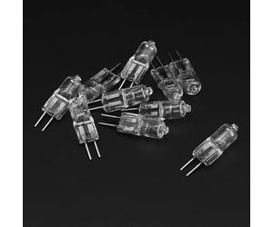 TYKGSQIP Ampoule Halogène Ampoule Halogène G4, 24V, 10W, 20W, 35W, Résiste À Des Températures Jusqu'À 500°, Ampoule De Remplacement Pour Applique Murale De Four, 5 Pcs. 10 Pièces 24V-35W