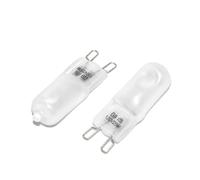 TYKGSQIP Ampoule halogène G9, 120V dimmable, blanc chaud 2700K, angle de faisceau de 360°, adaptée aux lustres, éclairage de meuble (10PCS/120V 40W)