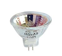 TYKGSQIP Ampoule halogène MR11 6V 10W 15W 20W 30W, lampe de Projection blanc chaud 3000K, 5 pièces 2 pièces 10W