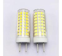 TYKGSQIP Ampoule LED à intensité variable AC110V G4 G8 G9 E11 E12 E14 E17 BA15D GY6.35 10W 2835 SMD avec 102 LED sur la base GY6.35 10W 110V Blanc chaud