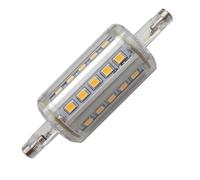 TYKGSQIP Ampoule LED R7S 78mm 5W, 110-230V SMD2835 angle de faisceau à 360°, boîtier aluminium+PC, remplacement du projecteur halogène (78MM 110V 5W 1pcs/Blanc naturel 4000K)