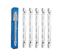 TYKGSQIP R7S ampoule halogène 78mm118mm，ampoules halogènes linéaires T3 double extrémité 2700K，projecteur de type J dimmable pour lampadaire，éclairage paysager (75W/78mm-110v)