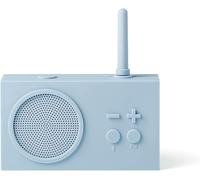 Tykho 3 Enceinte Bluetooth Portable Et Poste Radio Fm, Etanche Avec Batterie Rechargeable - Bleu Clair[Z191]