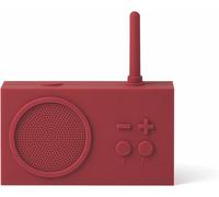 Tykho 3 Enceinte Bluetooth Portable Et Poste Radio Fm, Etanche Avec Batterie Rechargeable - Rouge Sombre