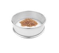 TYLAOXIAO Tamis de Pâtisserie,Tamis à Farine,Tamis de Laboratoire INOX,Tamis de Test Rond,Maille Fine,Diamètre 40 cm