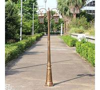 TYLDBNF Lampadaire d'extérieur Lampadaire d'extérieur en Aluminium antirouille, lampadaire Haut européen rétro IP56 étanche Colonne Lumineuse Villa Jardin Lampe de pelouse éclairage de Cour