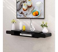 TYLDBNF Meuble TV Flottant Meuble Meuble TV Meuble Meuble TV Set-Top Box Rack Salon TV Fond Tenture Murale Support Flottant Peut accueillir des routeurs Cadres Photo Lecteurs DVD