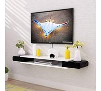 TYLDBNF Meuble TV Flottant Meuble Meuble TV Meuble TV Set-Top Box Rack Salon TV Fond Tenture Murale Support Flottant pouvant accueillir des routeurs tels Que des Cadres Photo Lecteurs DVD