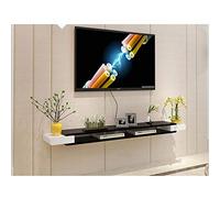 TYLDBNF Meuble TV Flottant Meuble Meuble TV Meuble TV Set-Top Box Rack Salon TV Fond Tenture Murale Support Flottant pouvant accueillir des routeurs tels Que des Cadres Photo Lecteurs DVD