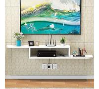 TYLDBNF Meuble TV Flottant Meuble Meuble TV Meuble TV unités murales pour Salon Meuble TV Suspendu Meuble TV Flottant Meuble TV Mural étagère routeur étagère DVD décodeur étagère de Rangement