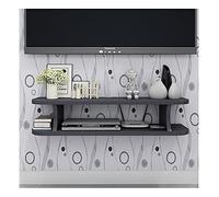 TYLDBNF Meuble TV Flottant Meuble Meuble TV Unités murales TV pour Salon Console multimédia Meuble TV Meuble Mural Unité de Divertissement Flottante 3 Compartiments Ouverts