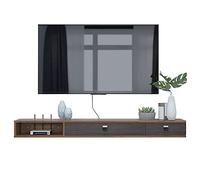 TYLDBNF Meuble TV Flottant Meuble TV Suspendu au Mur, étagère Flottante, Meuble TV Mural, boîtier décodeur Satellite TV Box câble boîte Support de Stockage pour Composants pour Salon