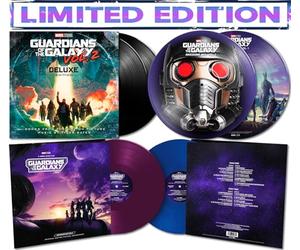 Tyler Bates, Blue Swede, David Bowie - Guardians of the Galaxy Deluxe Collection - Vol.1 / Vol.2 / Vol.3 - Awesome Mix Vinyl Set (Colored 6 LР)