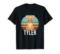 Tyler - Beau nom de garçon avec Un Lion Mignon T-Shirt